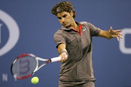 Federer var örugglega með árskort